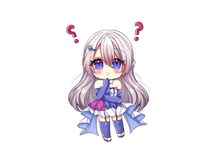 Chibi Ami thinking